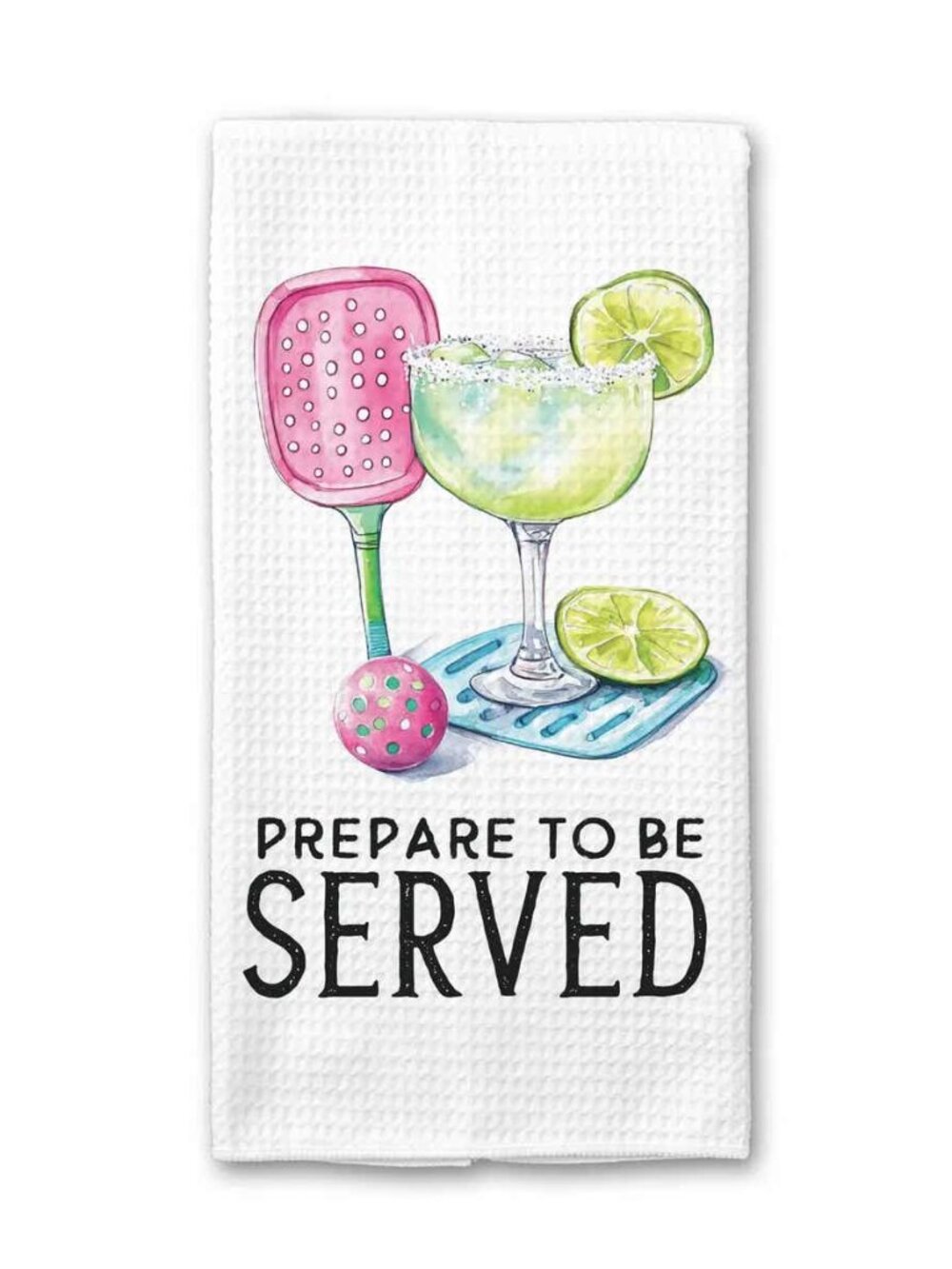 Prepare To Be Served Novelty Hand Towel